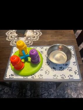 Pet Bundle- Puzzle, Food Mat and Bowl